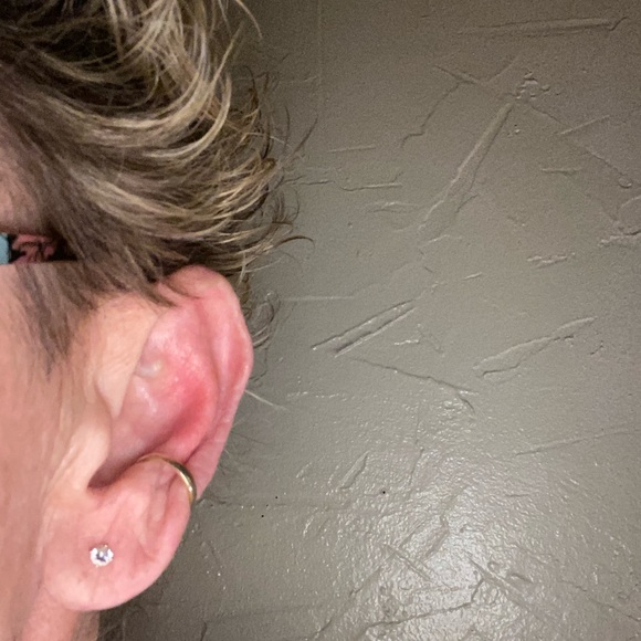 Handcrafted Jewelry - 14K gold ear cuff. 2 grams. Custom designed.